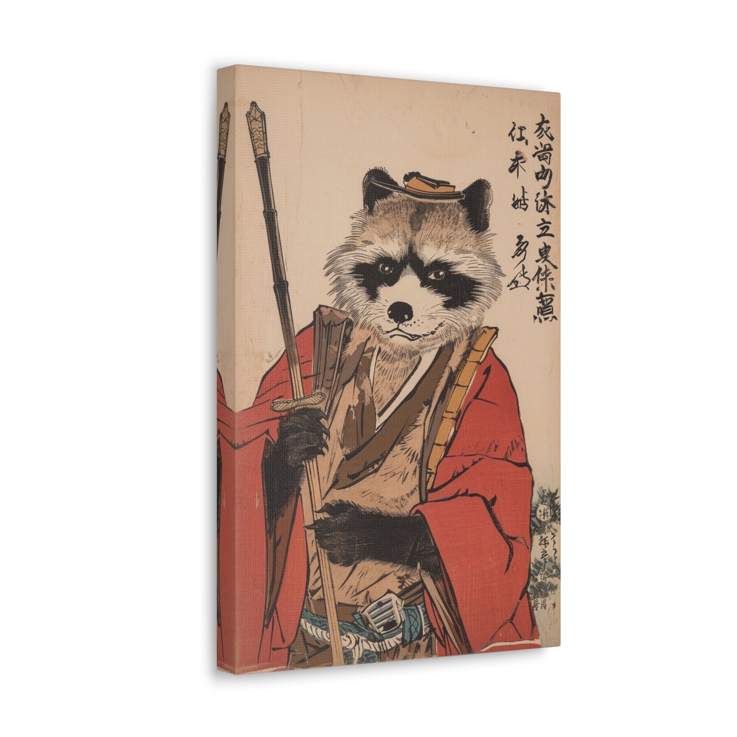 Trickster's Gaze - Ukiyo-e Canvas