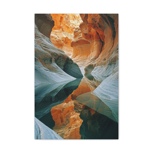 Solar Swirls: Enchanting Narrow Canyons - Gaia Canvas