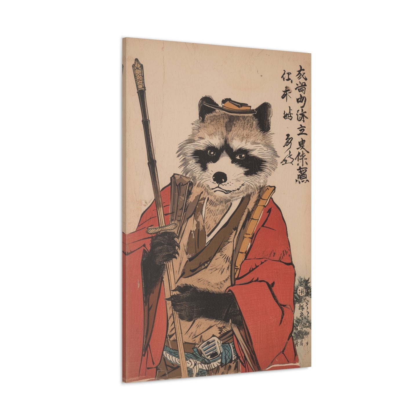 Trickster's Gaze - Ukiyo-e Canvas