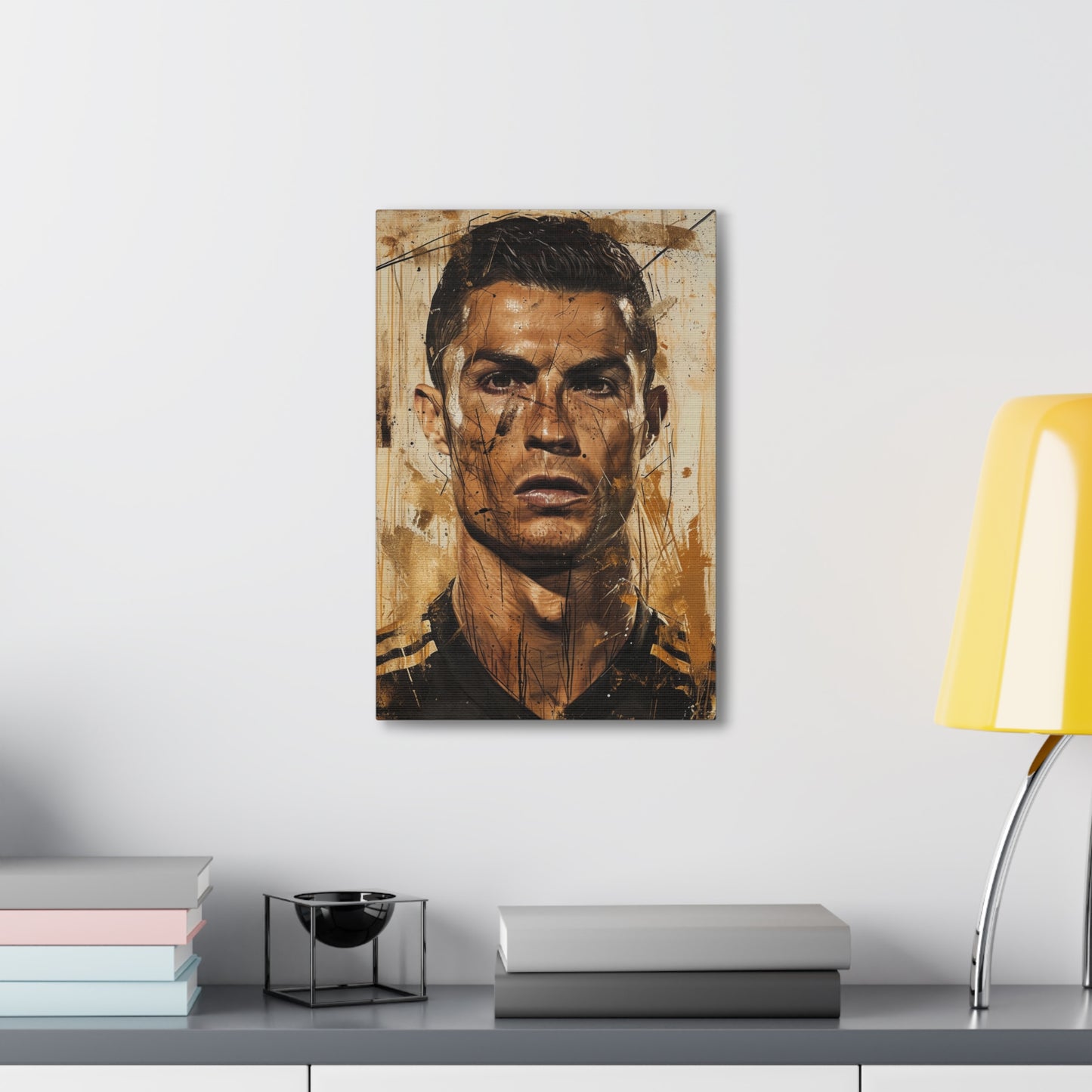 Ronaldo's Essence: Artistic Impression in Athletic Mastery - Athletic Expressions Canvas