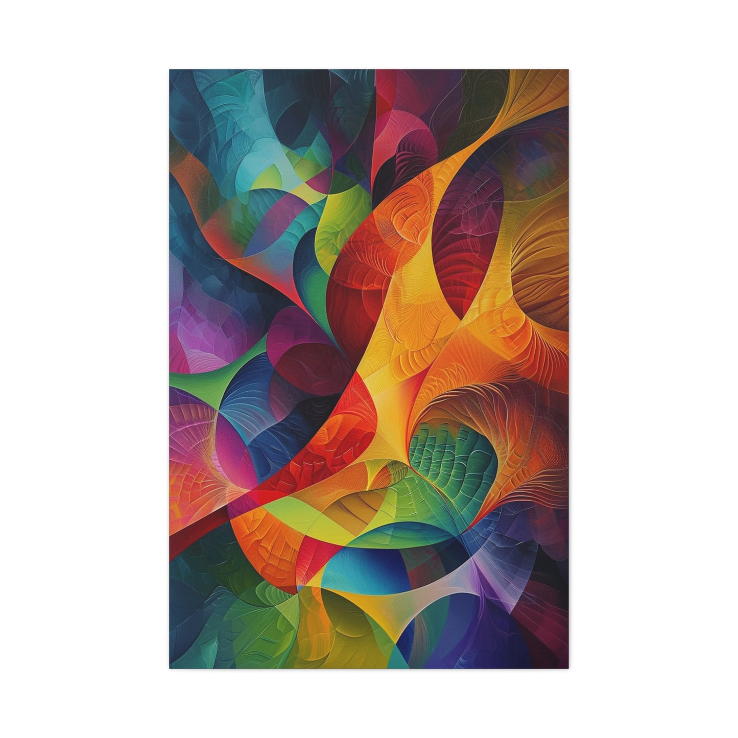 Kaleidoscopic Reverie - Abstract Harmony Canvas