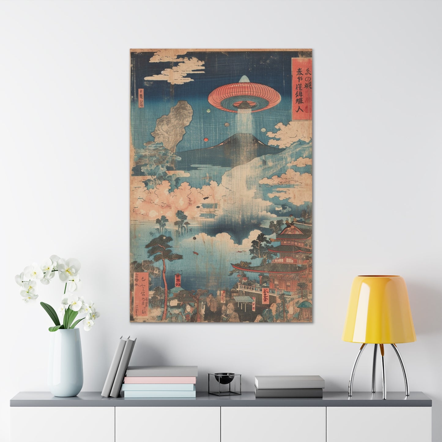 Stellar Serenity - Ukiyo-e Canvas