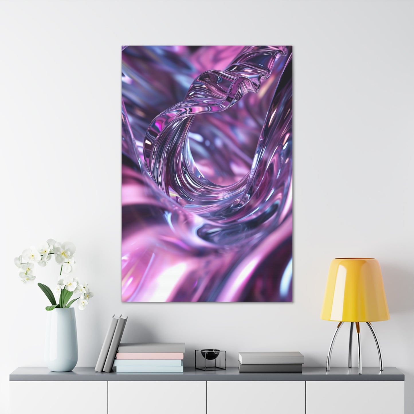 Temporal Elixir: Fluid Flux - Abstract Harmony Canvas