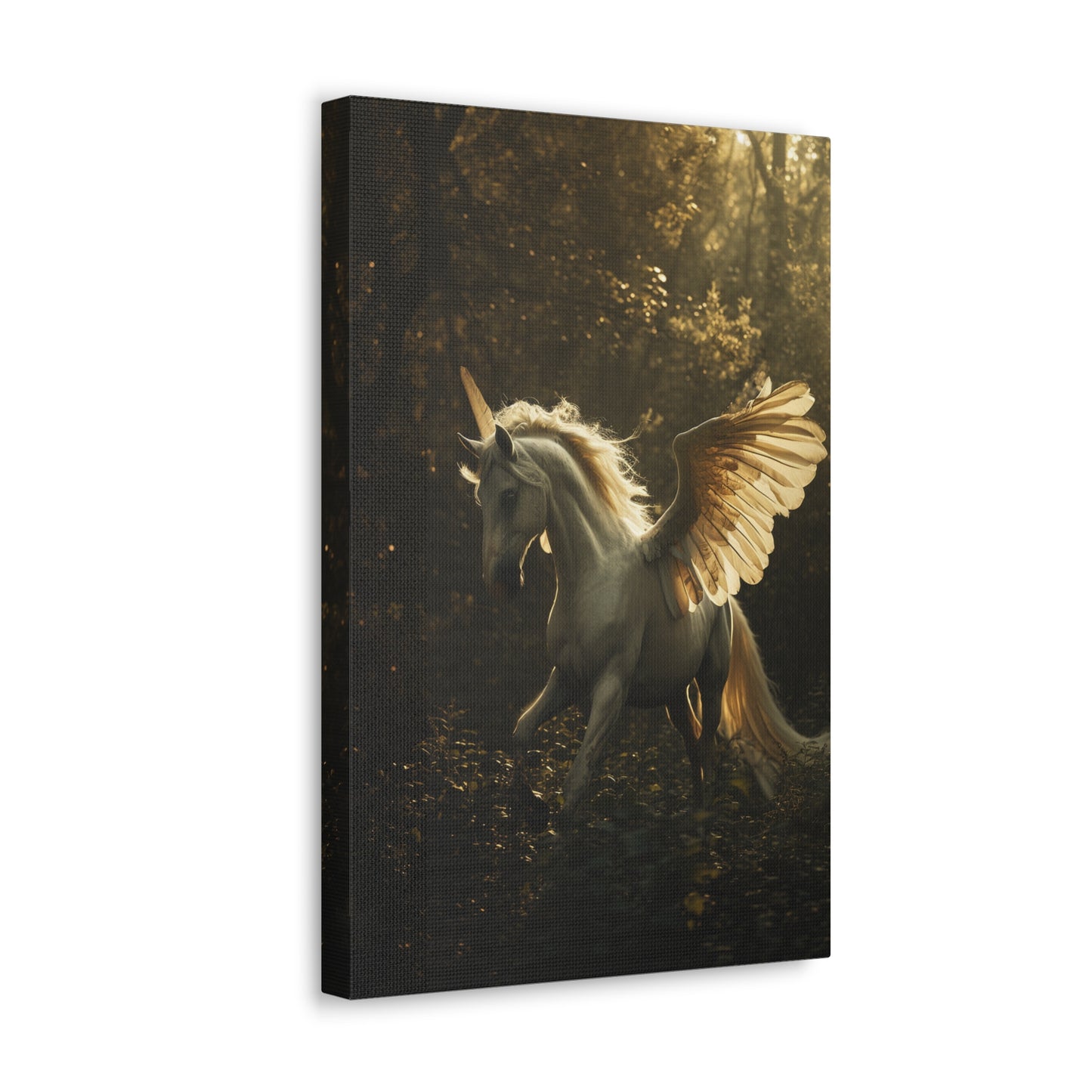 Celestial Equinox: The Majestic Pegacorn - Creatures from Beyond Canvas