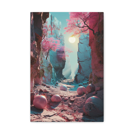 Valley of Cosmic Grandeur - Celestial Dreams Canvas