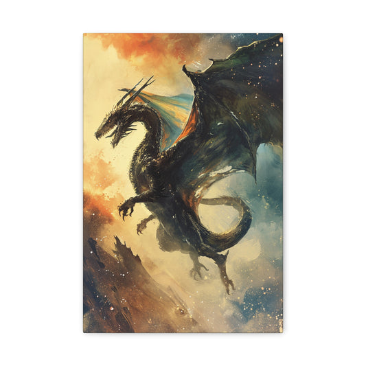 Ephemeral Skies: Dragon's Flight - Creatures from Beyond Canvas