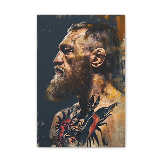 McGregor's Contemplation: Artistic Reflections of a Fighter's Mind - Athletic Expressions Canvas