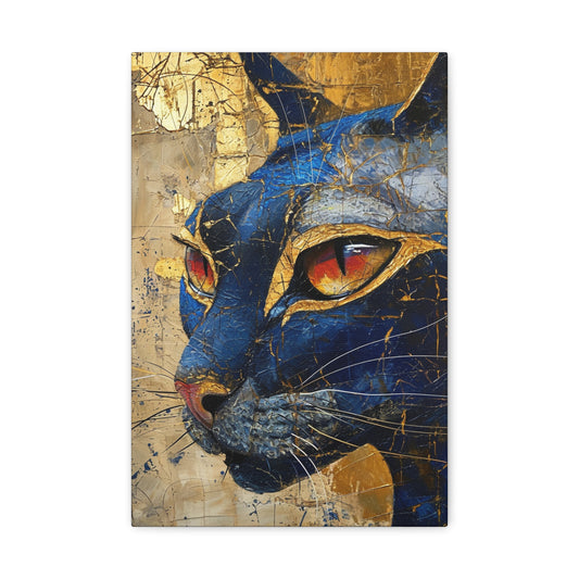 Golden Sovereign: The Magisterial Sphinx - Divine Dieties Canvas