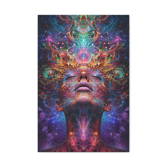 Odyssey of Self-Discovery - Consciousness Echoes Canvas