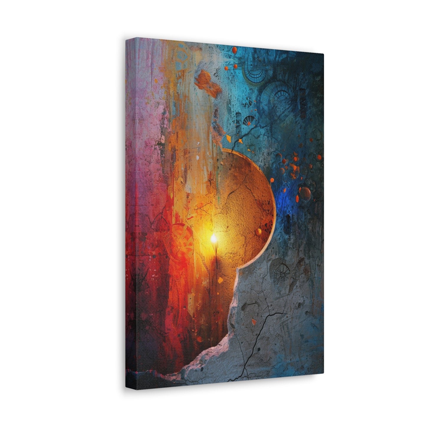 Revealing Radiance - Abstract Harmony Canvas