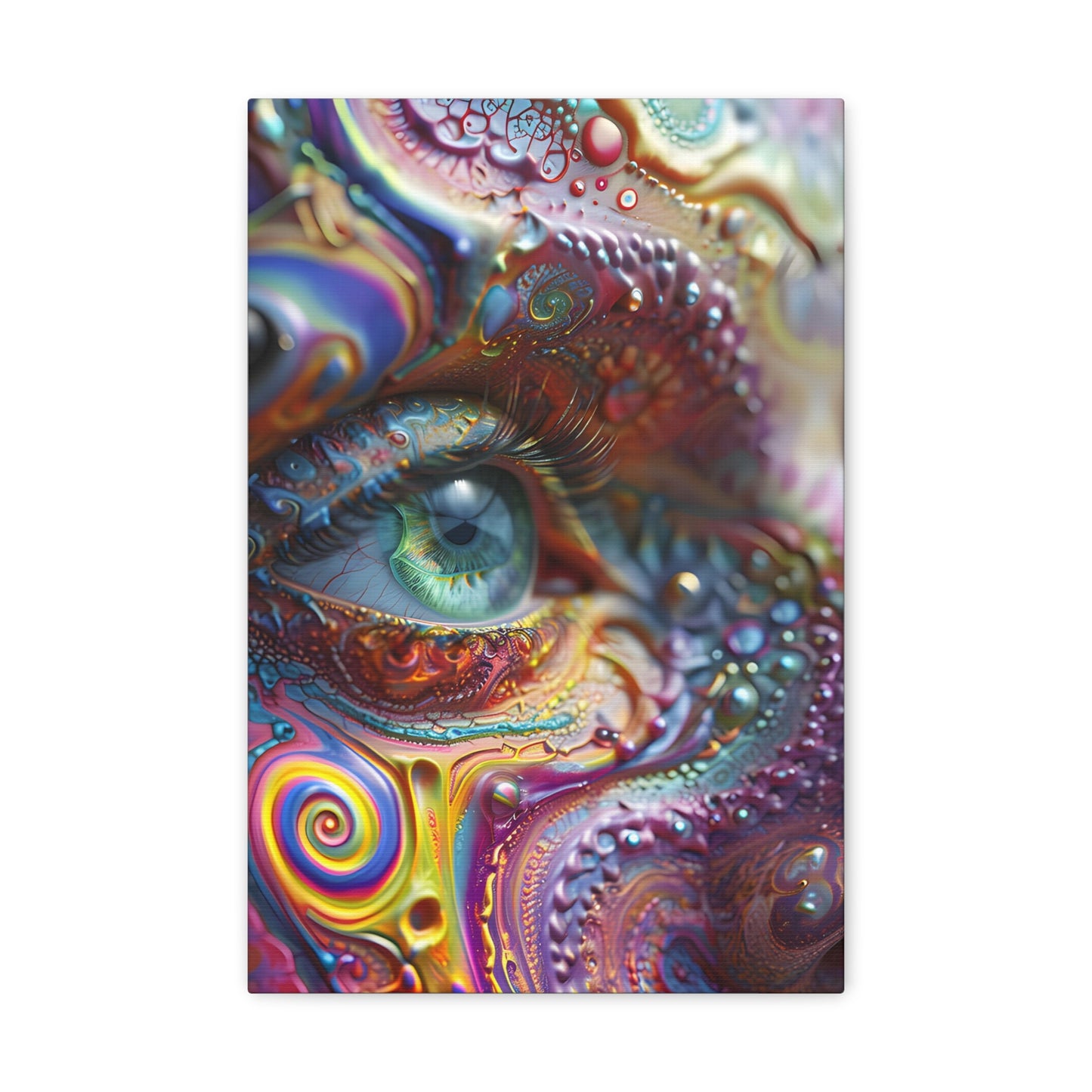 Psychedelic Odyssey: A Journey Through Inner Realms - Psychedelica Canvas