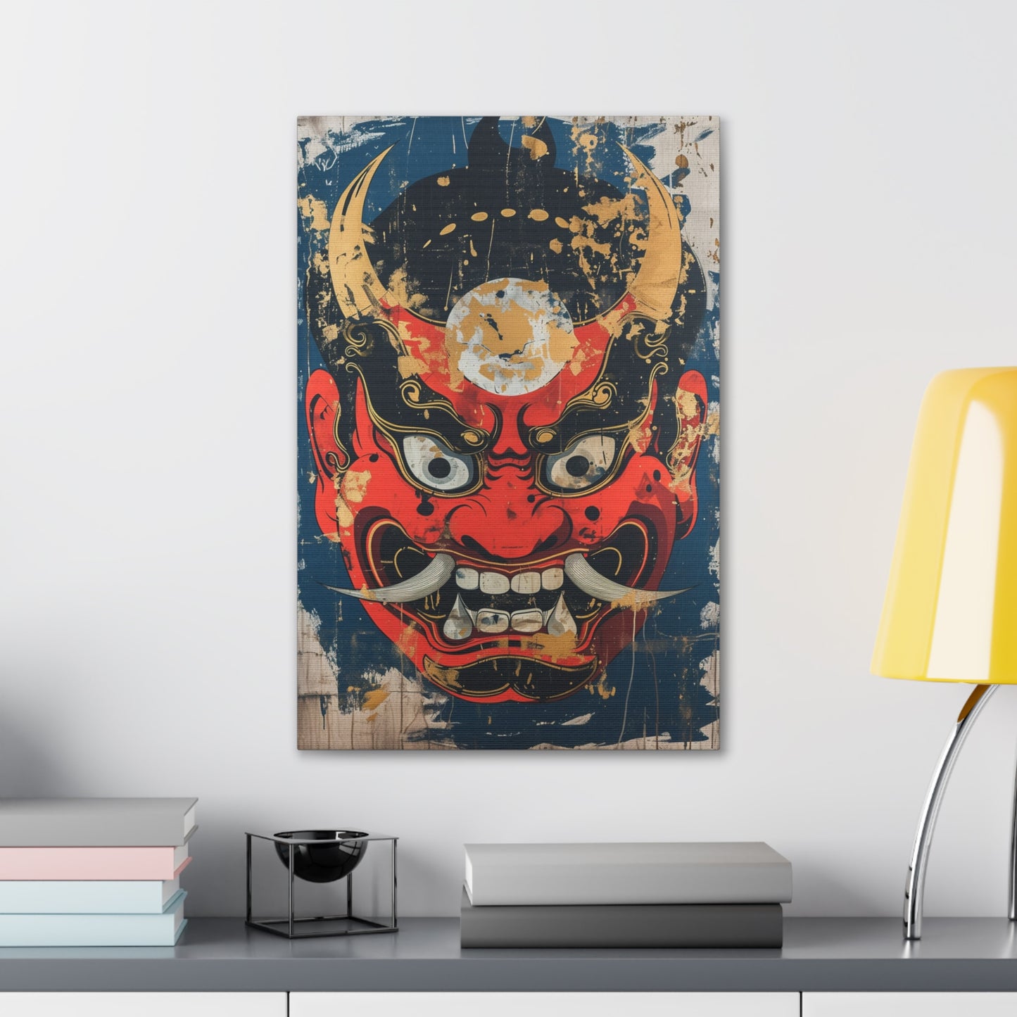 Oni's Veil - Ukiyo-e Canvas