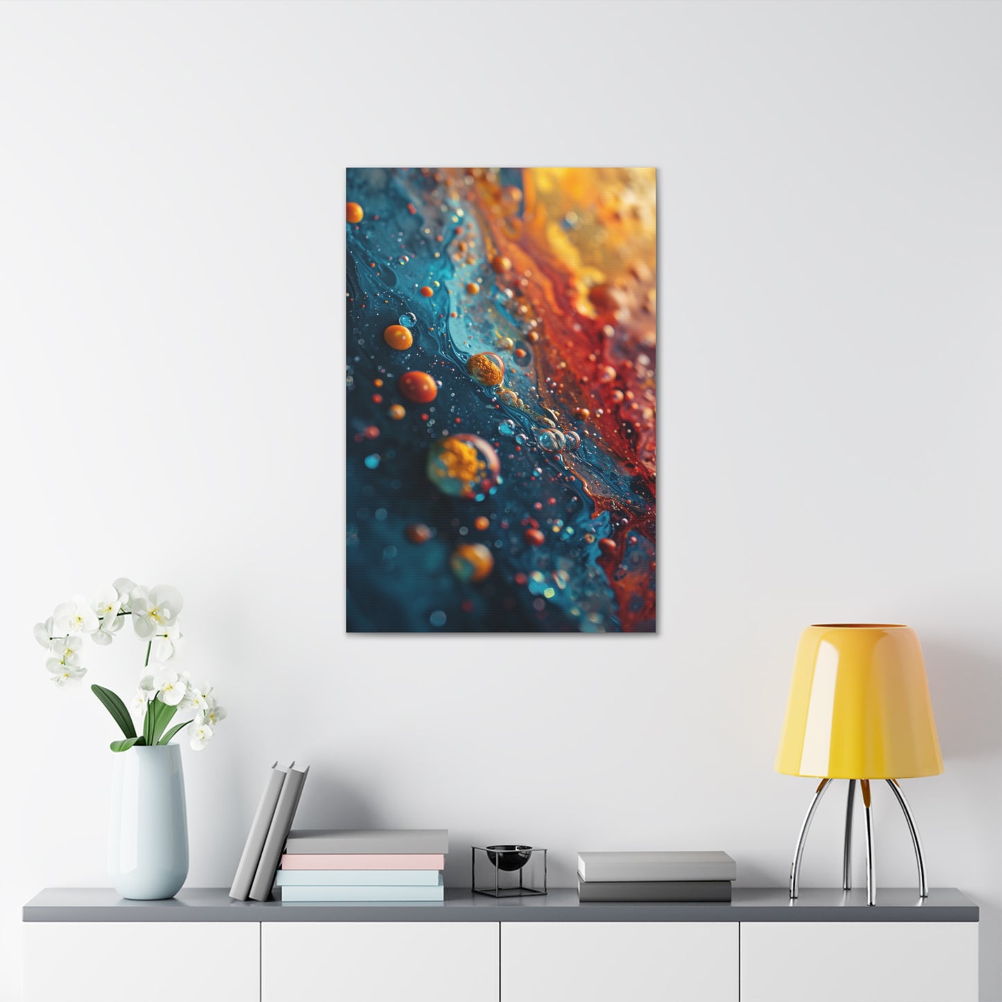 Ephemeral Effervescence - Abstract Harmony Canvas